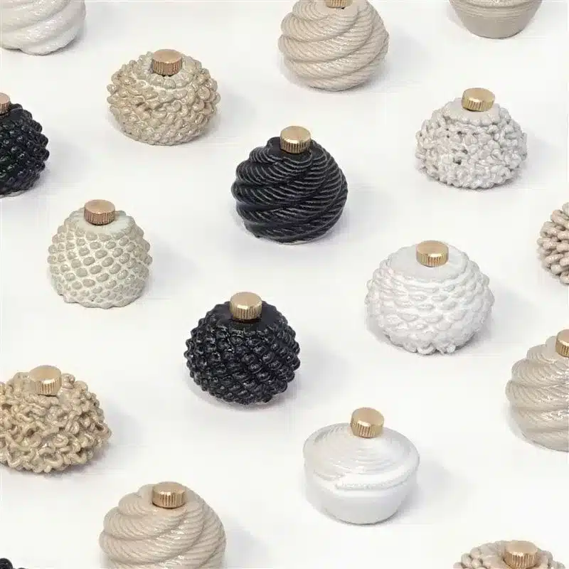 Koumbi Layramic ceramic door knobs design collaboration Studio Minimetre Brussels Guillaume Slizewicz